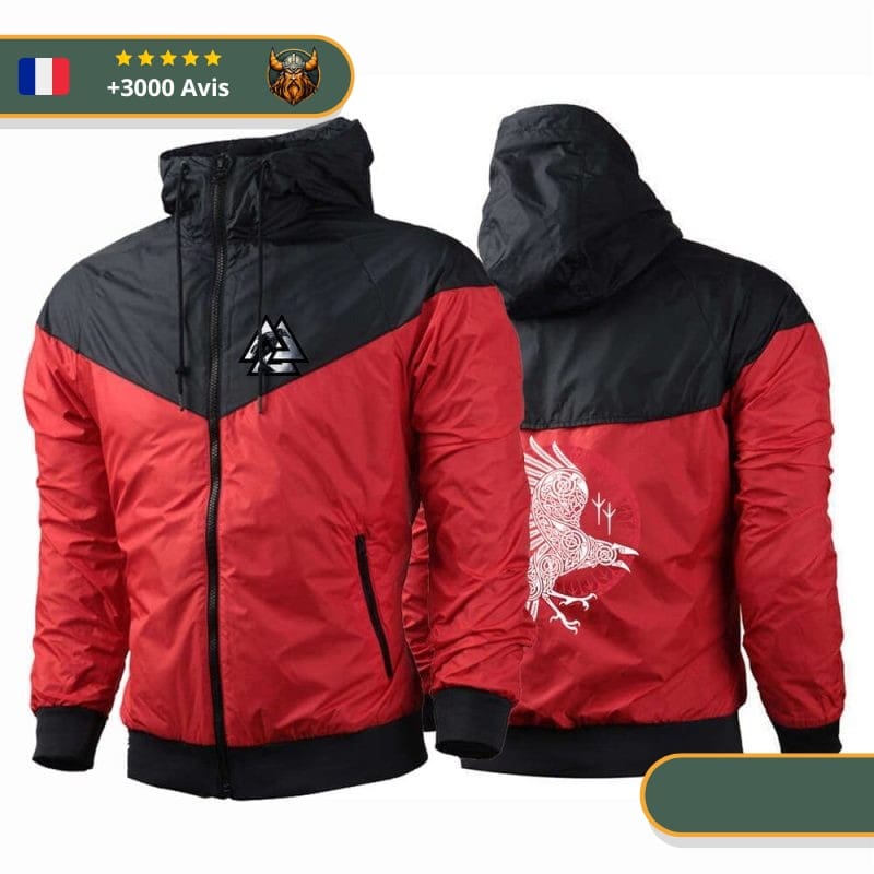 Veste Coupe-Vent Viking Valknut & Hugin Viking Shop