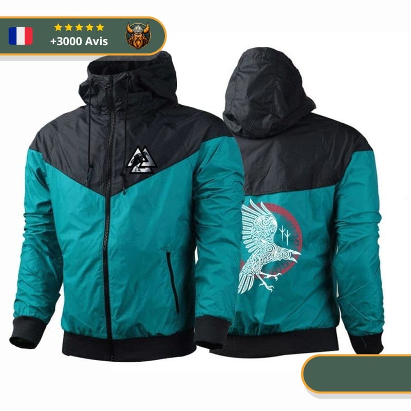 Veste Coupe-Vent Viking Valknut & Hugin Viking Shop