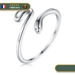 Bague Viking Serpent Jormungand En Argent 925