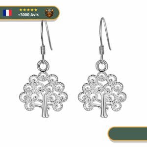 Boucles d'Oreilles Arbre De Vie