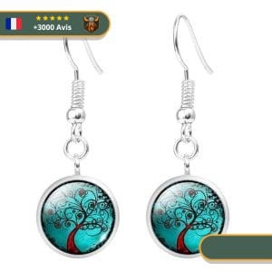 Boucles d'Oreilles Arbre De Vie Viking Shop