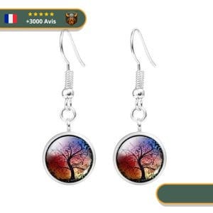 Boucles d'Oreilles Arbre De Vie Viking Shop