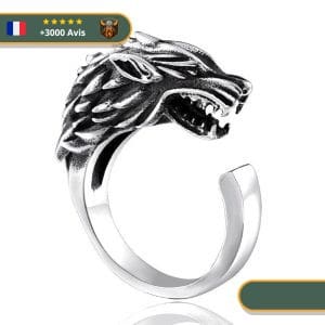 Bague Viking <br>Loup Fenrir</br> Viking Shop