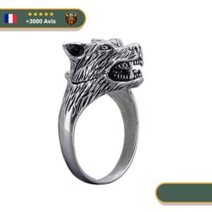 Bague Viking <br>Loup Fenrir</br> Viking Shop