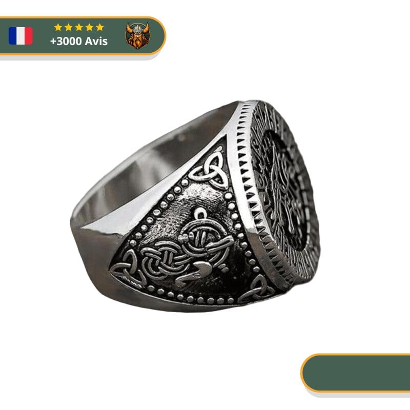 Bague Viking Loup Fenrir – Image 3