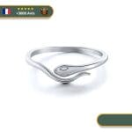 Bague Viking Serpent Jormungand En Argent 925