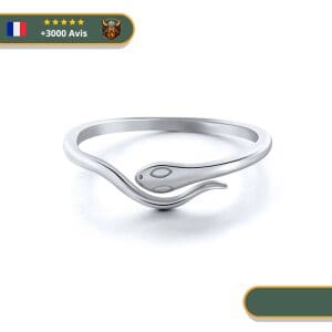 Bague Viking Serpent Jormungand En Argent 925