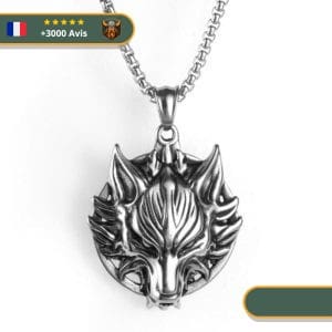 Collier Viking Loup Fenrir