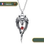 Collier Viking Loup Fenrir