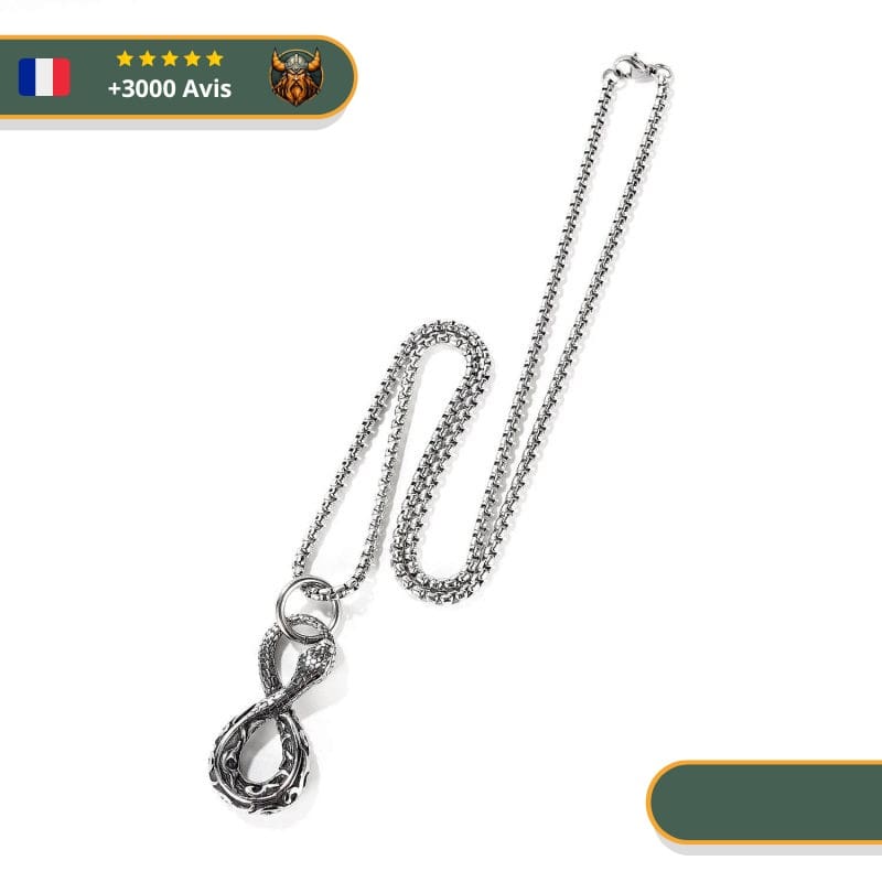 Collier Viking Serpent Jormungand – Image 2
