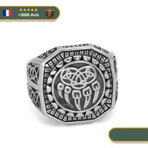 Bague Viking <br>Pattes D'Ours</br> Viking Shop