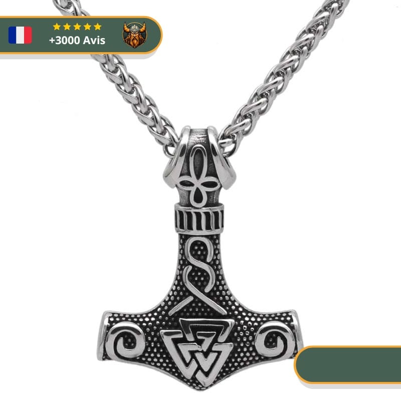 Collier Viking Marteau De Thor