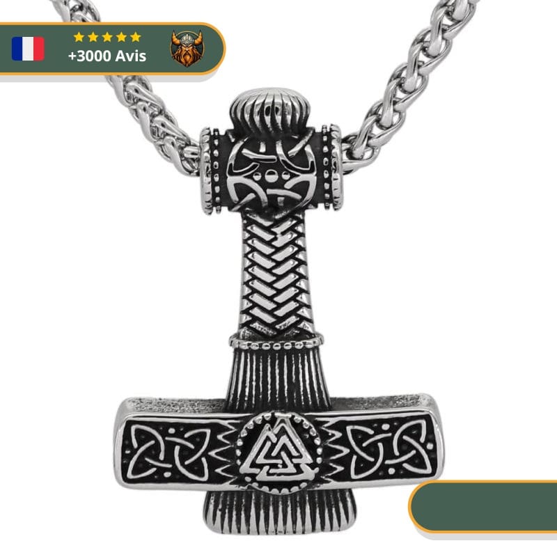 Collier Viking Marteau De Thor Et Runes Viking Shop