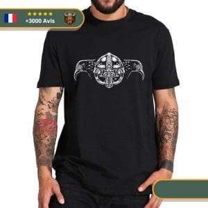 T-shirt Viking<br>Corbeau</br> Viking Shop