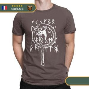 T-shirt Viking <br>Runes & hache</br> Viking Shop