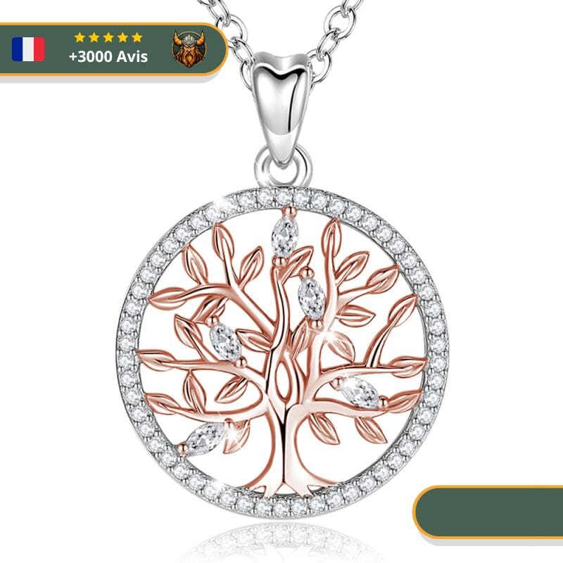 Collier Viking Arbre De Vie