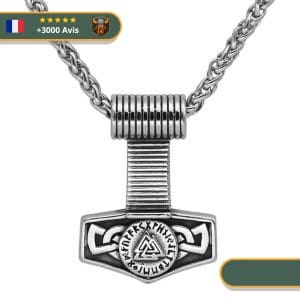 Collier Viking Marteau De Thor