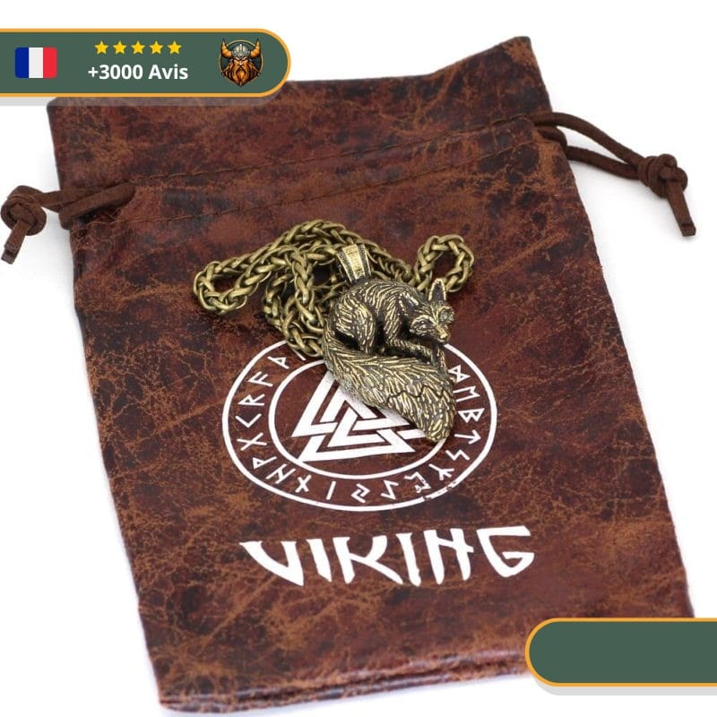 Collier Viking Loup Fenrir – Image 4