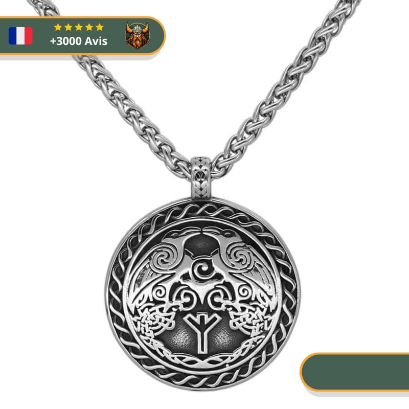 Collier Viking Hugin Et Munin