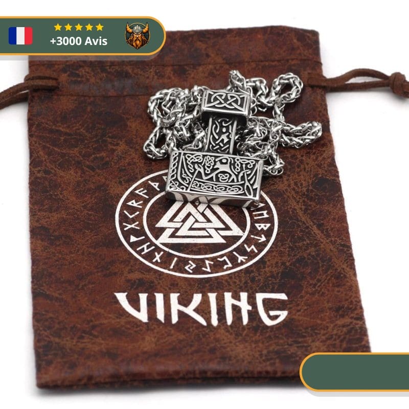 Collier Viking Marteau De Thor – Image 2
