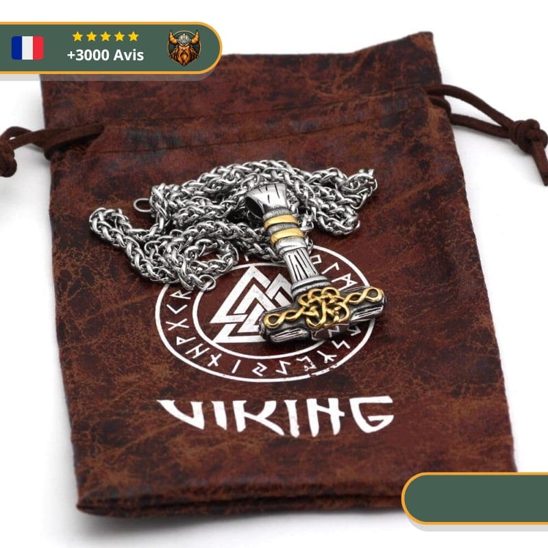 Collier Viking Marteau De Thor – Image 2