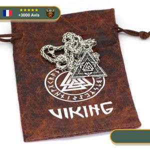 Collier Viking Valknut Et Corbeaux Viking Shop