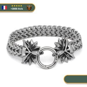 Bracelet Viking Loup Fenrir