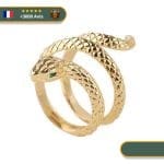 Bague Viking Serpent de Midgard
