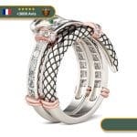 Bague Viking <br>Serpent de Midgard</br> Viking Shop