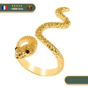 Bague Viking <br>Serpent de Midgard</br> Viking Shop