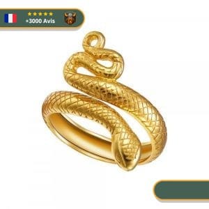 Bague Viking <br>Serpent de Midgard</br> Viking Shop
