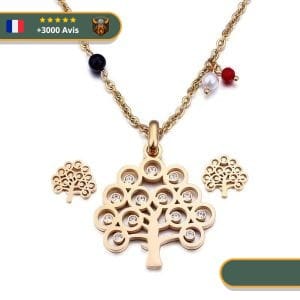 Collier & Boucles D'oreilles Viking <br>Arbre De Vie</br> Viking Shop