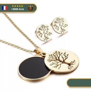 Collier & Boucles D'oreilles Viking <br>Arbre De Vie</br> Viking Shop