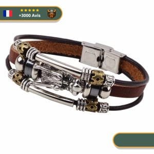 Bracelet Viking tête de dragon