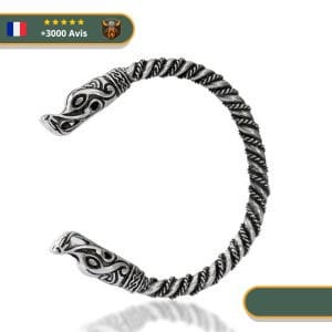 Bracelet Viking <br>Serpent de Midgard</br> Viking Shop