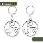 Boucles d'Oreilles Triskel