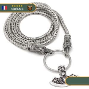Collier viking <br>Hache Viking</br> viking shop