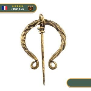 Broche Viking Homme Or