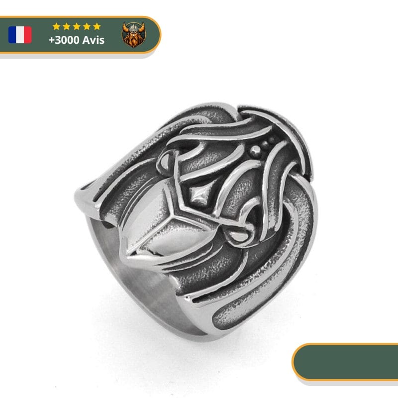 Bague Viking Hugin Viking Shop