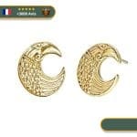 Boucles d'Oreilles corbeau Viking Shop