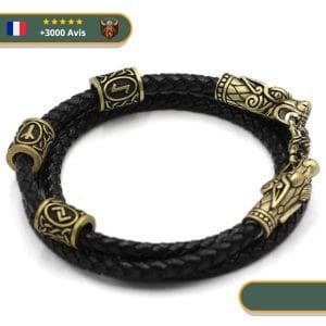 Bracelet Viking Le Serpent Impérial de Midgard