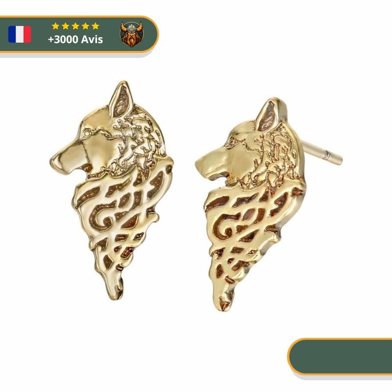 Boucles d'Oreilles Fenrir Viking Shop