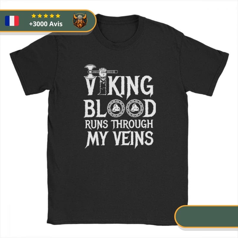 T-shirt Viking Le sang viking – Image 12