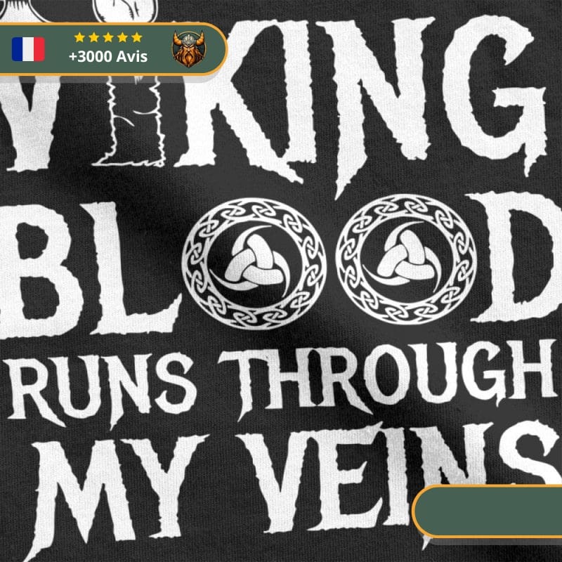 T-shirt Viking Le sang viking – Image 13