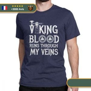 T-shirt Viking <br>Le sang viking</br> viking shop