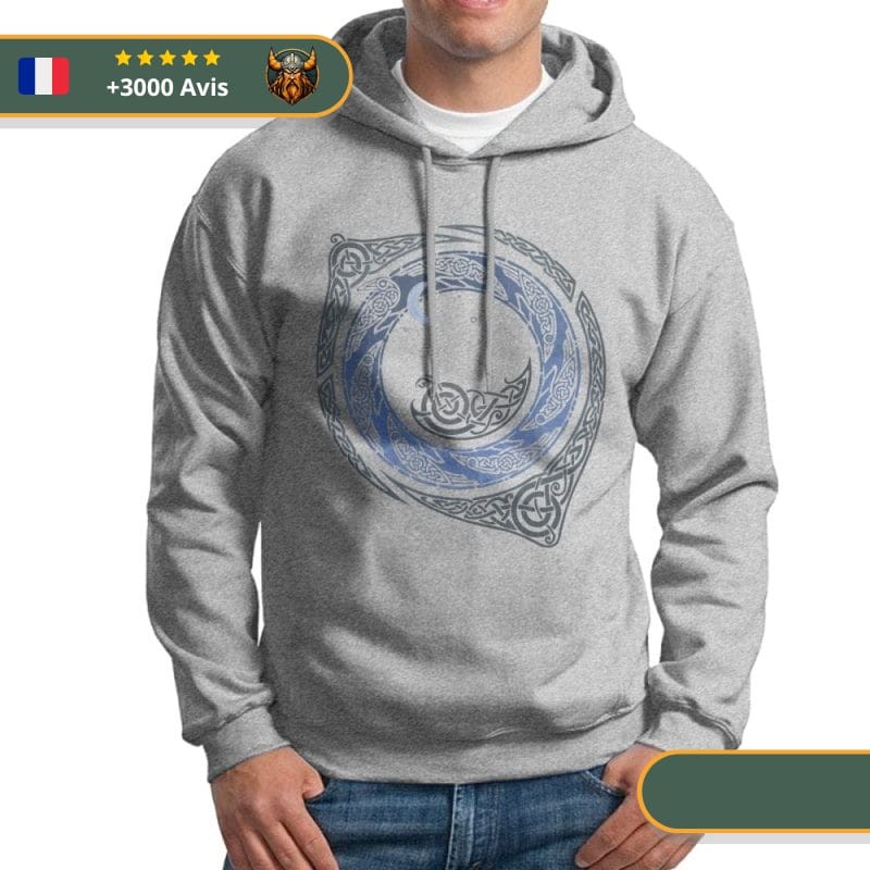 Sweat-shirt à capuche Le dernier oeil Viking Shop