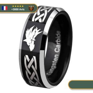 Bague Viking <br>Loup Fenrir</br> Viking Shop