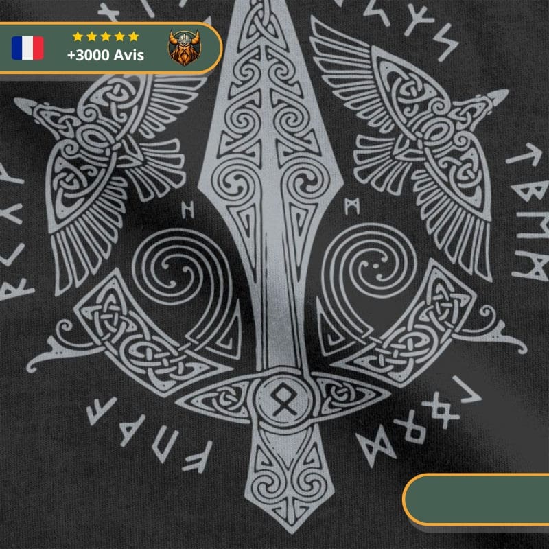 T-shirt Viking Gungnir – Image 7