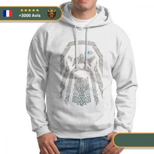 Sweat-shirt à capuche <br>Wotan</br> Viking Shop