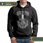 Sweat-shirt à capuche <br>Yggdrasil</br> Viking Shop